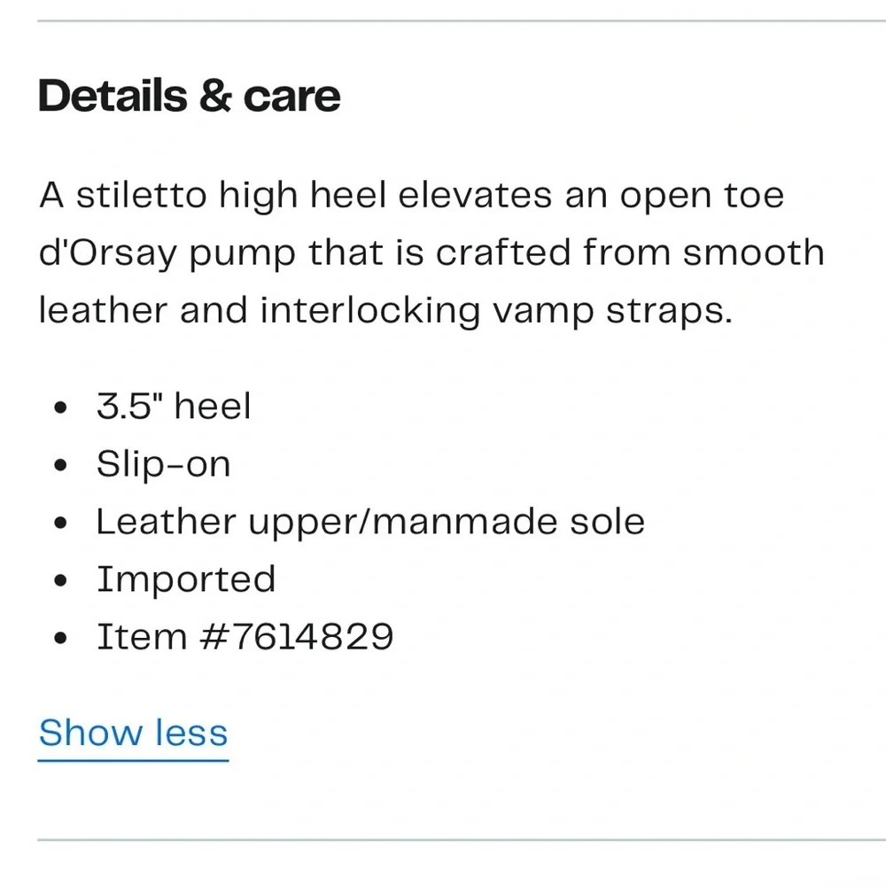 Franco Sarto leather Hanita Pump size 11. Brown/camel color. 3.5” heel. - Picture 7 of 7